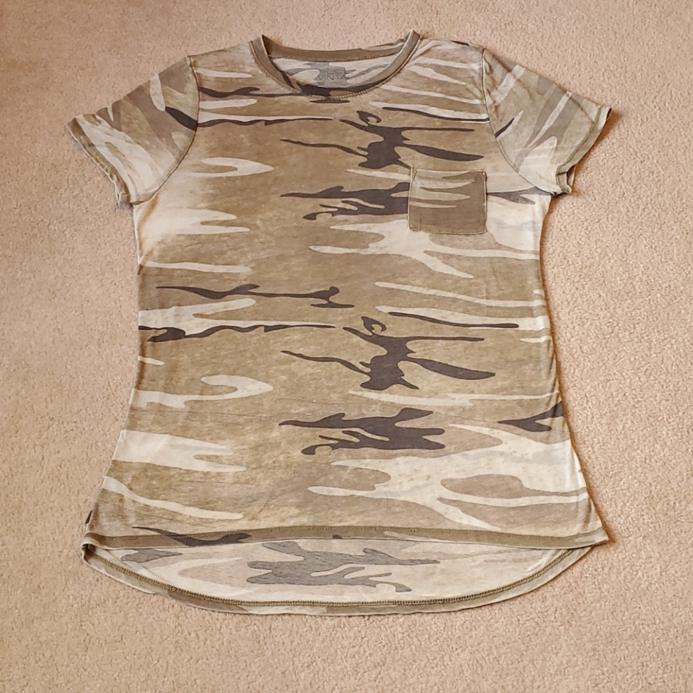 LOL Vintage camo tee shirt size XL